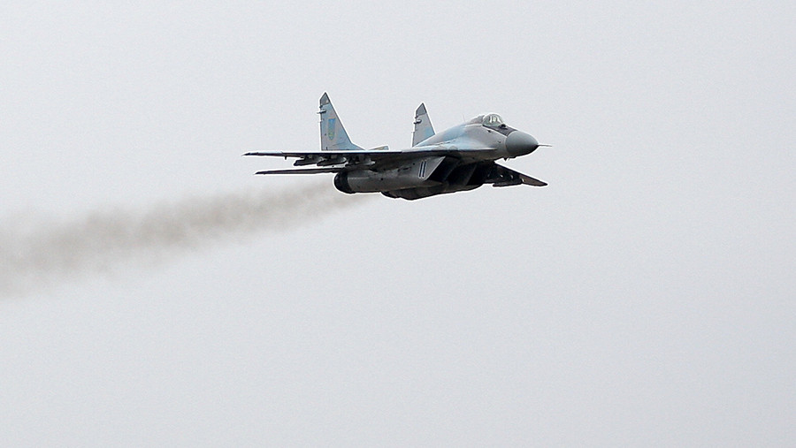 ВКС России сбили украинский МиГ-29 ВКС России сбили украинский МиГ-29