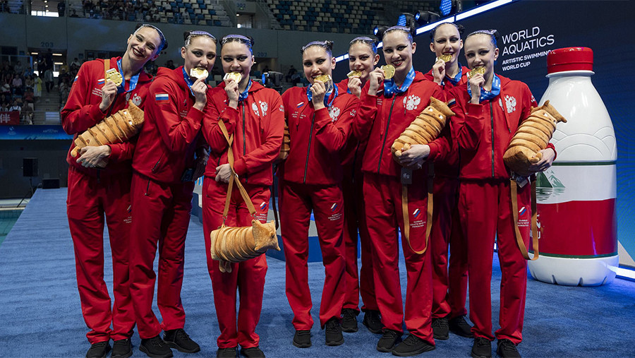 Российские синхронистки завоевали первое золото на чемпионате Европы Российские синхронистки завоевали первое золото на чемпионате Европы